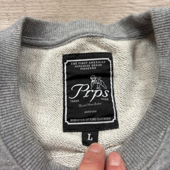 PRPS Nixa Watercolor Colorblock Short Sleeve Sweatshirt Men's Large - Picture 4 of 11